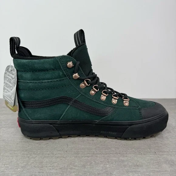Vans Sk8-Hi MTE Waterproof Insulated Boots -Scarab Green- Men's 8/Women's 9.5